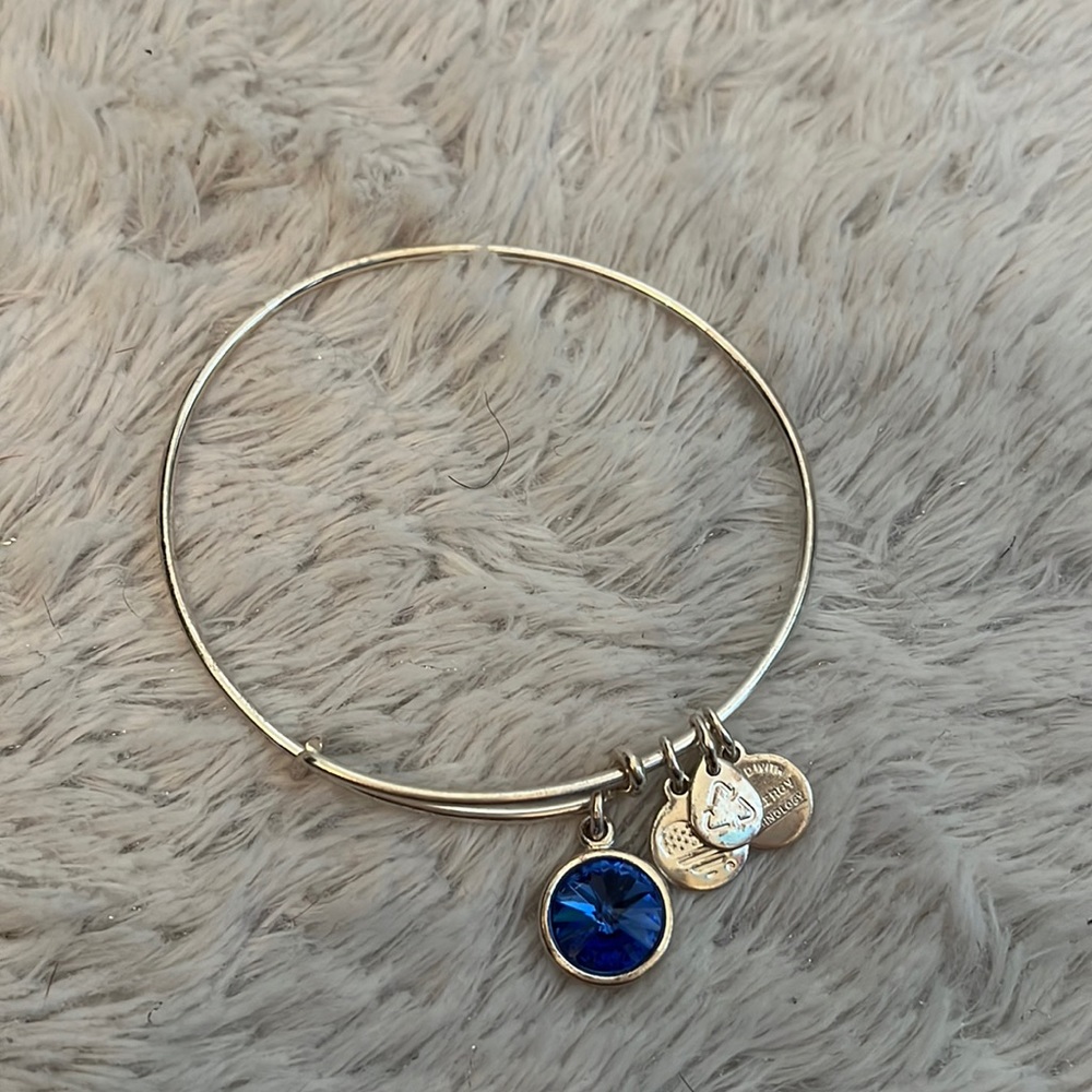 September Birthstone Authentic Alex and Ani bangle